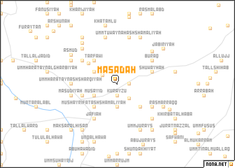 map of Mas‘adah