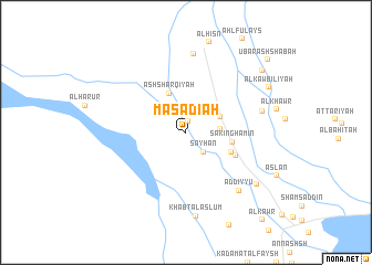 map of Maşādī‘ah