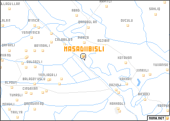 map of Mǝşǝdiibişli
