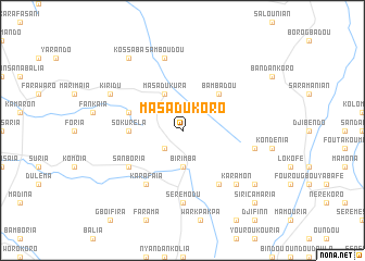 map of Masadukoro