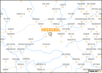 map of Masagbul