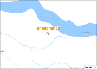 map of Masa Grande