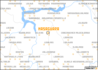 map of Masaguara