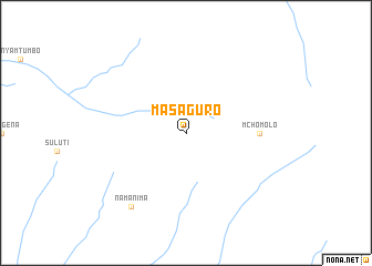 map of Masaguro