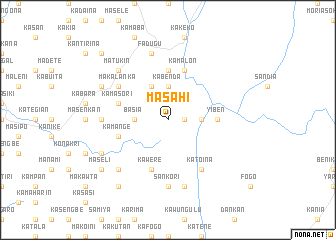 map of Masahi