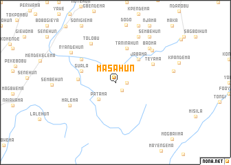 map of Masahun