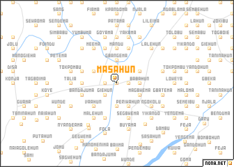 map of Masahun