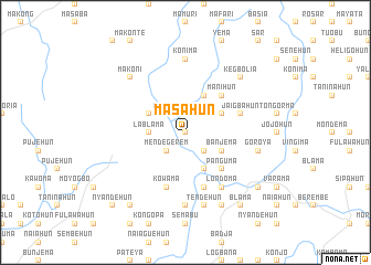 map of Masahun