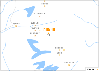 map of Masāḩ