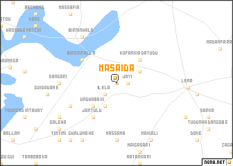 map of Masaida