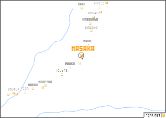 map of Masaka