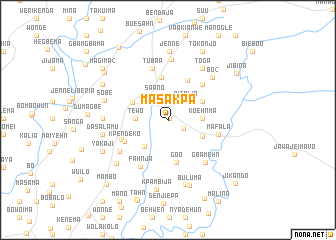 map of Masakpa