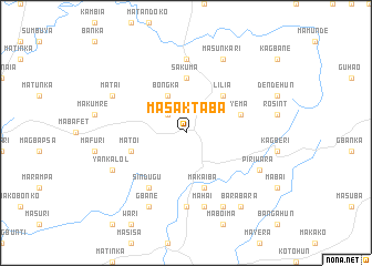 map of Masaktaba