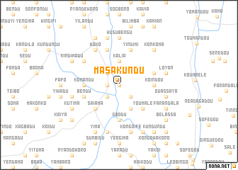 map of Masakundu