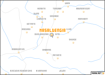 map of Masal Dengia