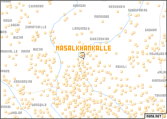 map of Masal Khan Kalle