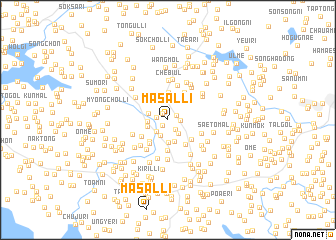 map of Masal-li