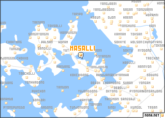 map of Masal-li