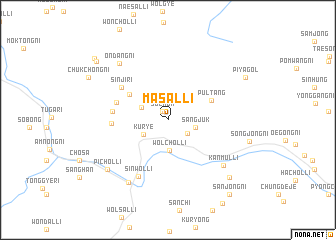 map of Masal-li