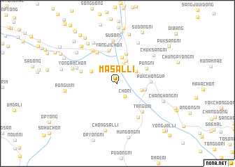 map of Masal-li