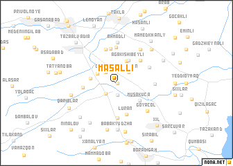 map of Masallı