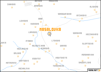 map of Masalovka