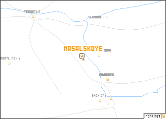 map of Masal\