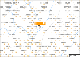 map of Masalu