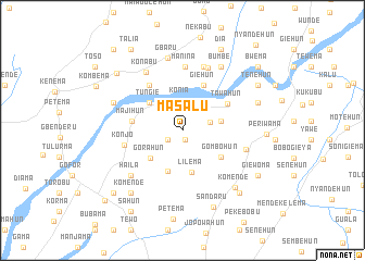 map of Masalu