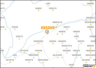 map of Masama