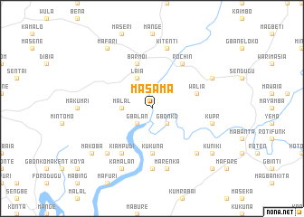 map of Masama