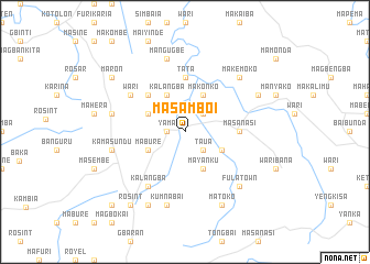 map of Masamboi
