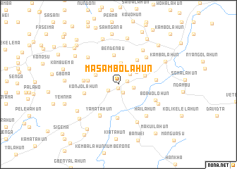 map of Masambolahun