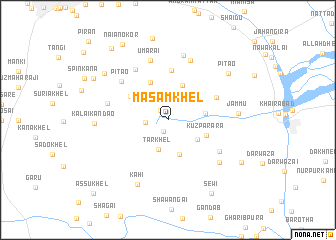 map of Masam Khel
