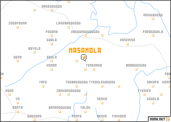 map of Masamola