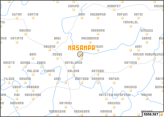 map of Masampa