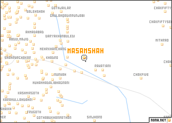 map of Masām Shāh