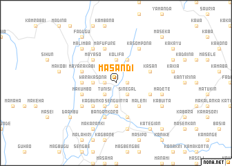 map of Masandi