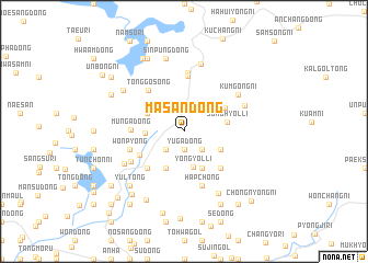 map of Masan-dong