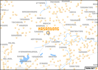 map of Masan-dong