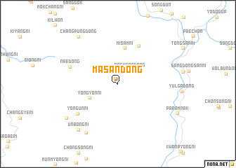 map of Masan-dong