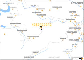 map of Masang-dong