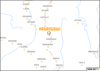 map of Masangou II