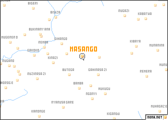 map of Masango