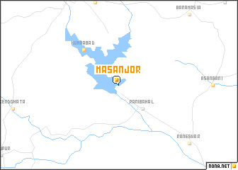map of Masānjor