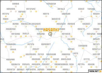 map of Masanki