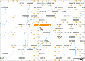 map of Masankori
