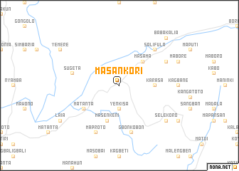 map of Masankori