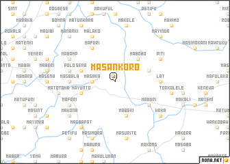 map of Masankoro