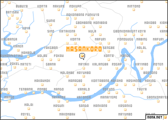 map of Masankoro